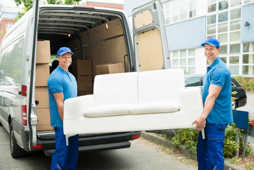 Local removals team preparing for a West Hampstead home move