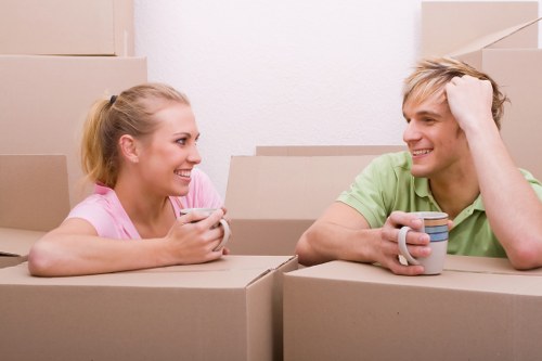 Careful furniture handling for a house removal in West Hampstead