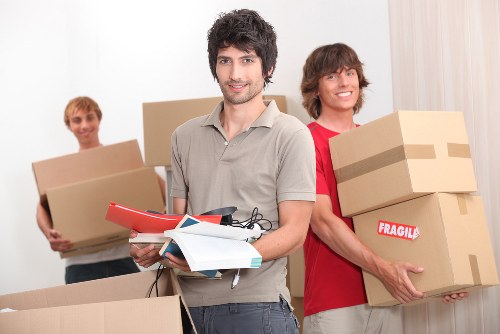 Office removals planning in a West Hampstead commercial street