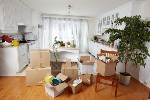 Packing and moving office equipment with local relocation support