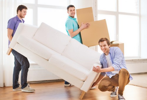 Coordinated office moving process for a local business relocation