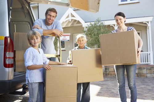 Professional packing and loading support for a flat move in West Hampstead